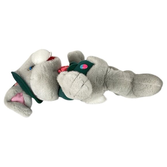 Vintage 1986 Speedy Easter Bunny Rabbit Plush  Gray Stuffed Animal Toy 16 Inch - Picture 5 of 10